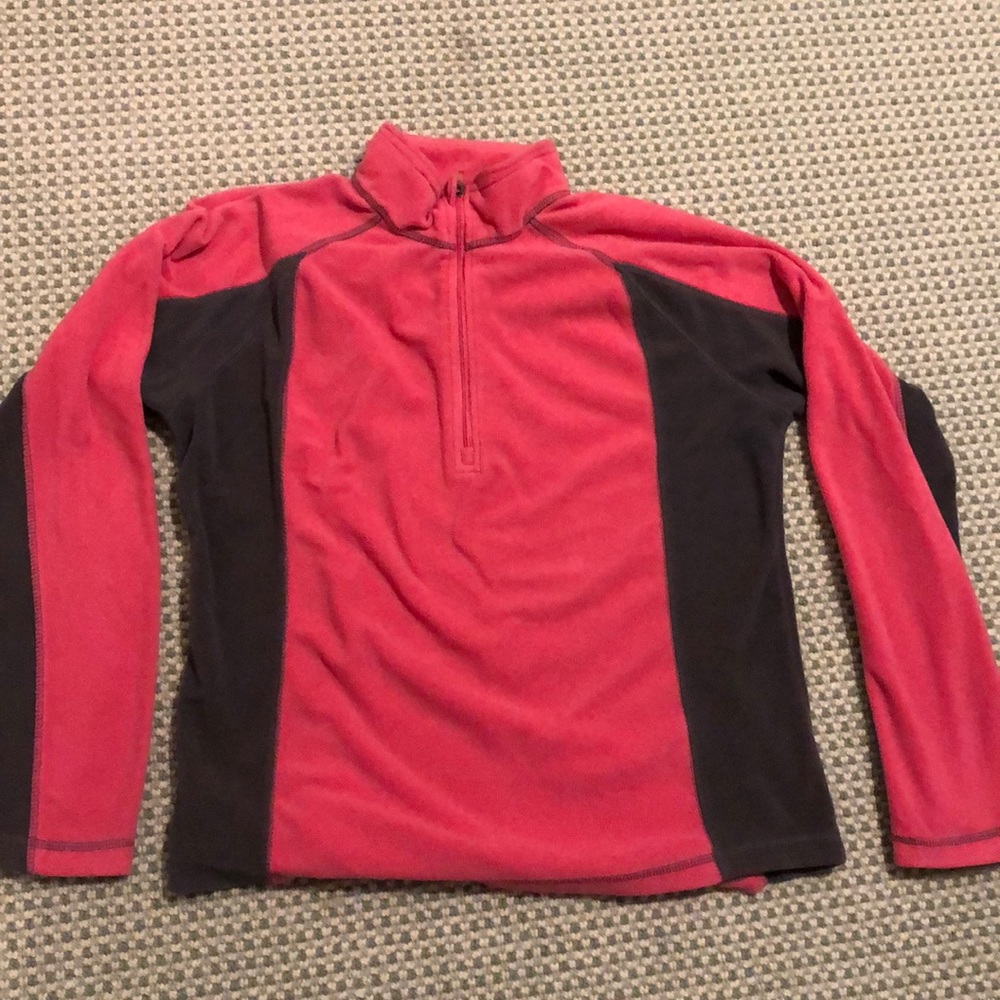 Half zip pink pullover